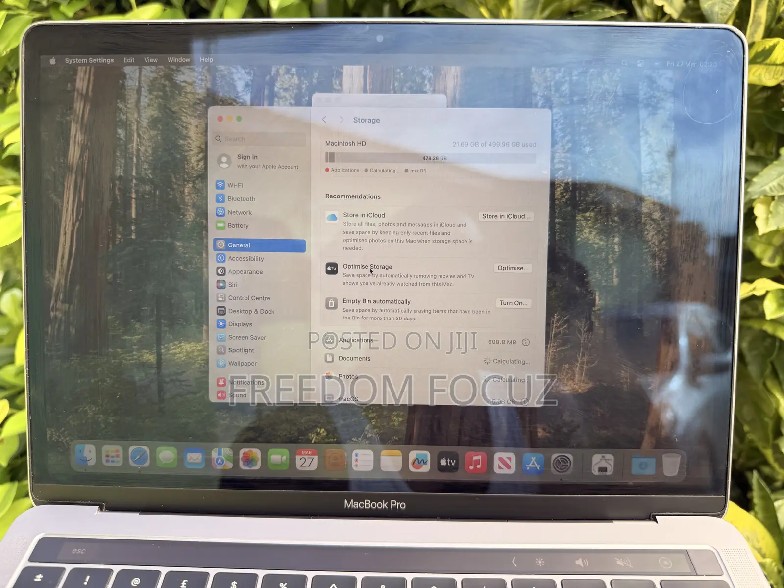 Laptop Apple MacBook Pro 2019 16GB Intel Core i5 SSD 512GB