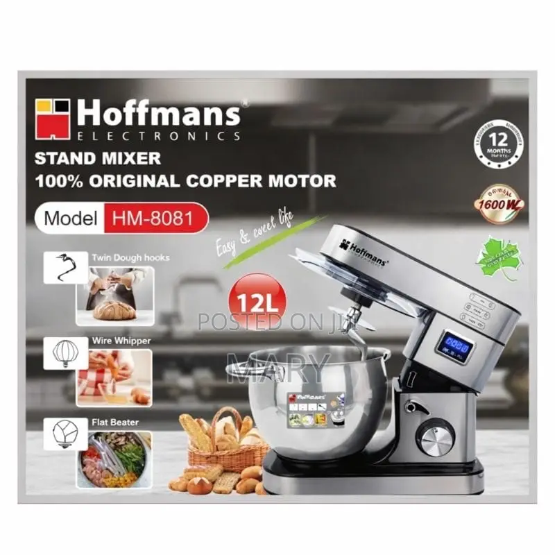 12liters (12l) Hoffman Cake Mixer