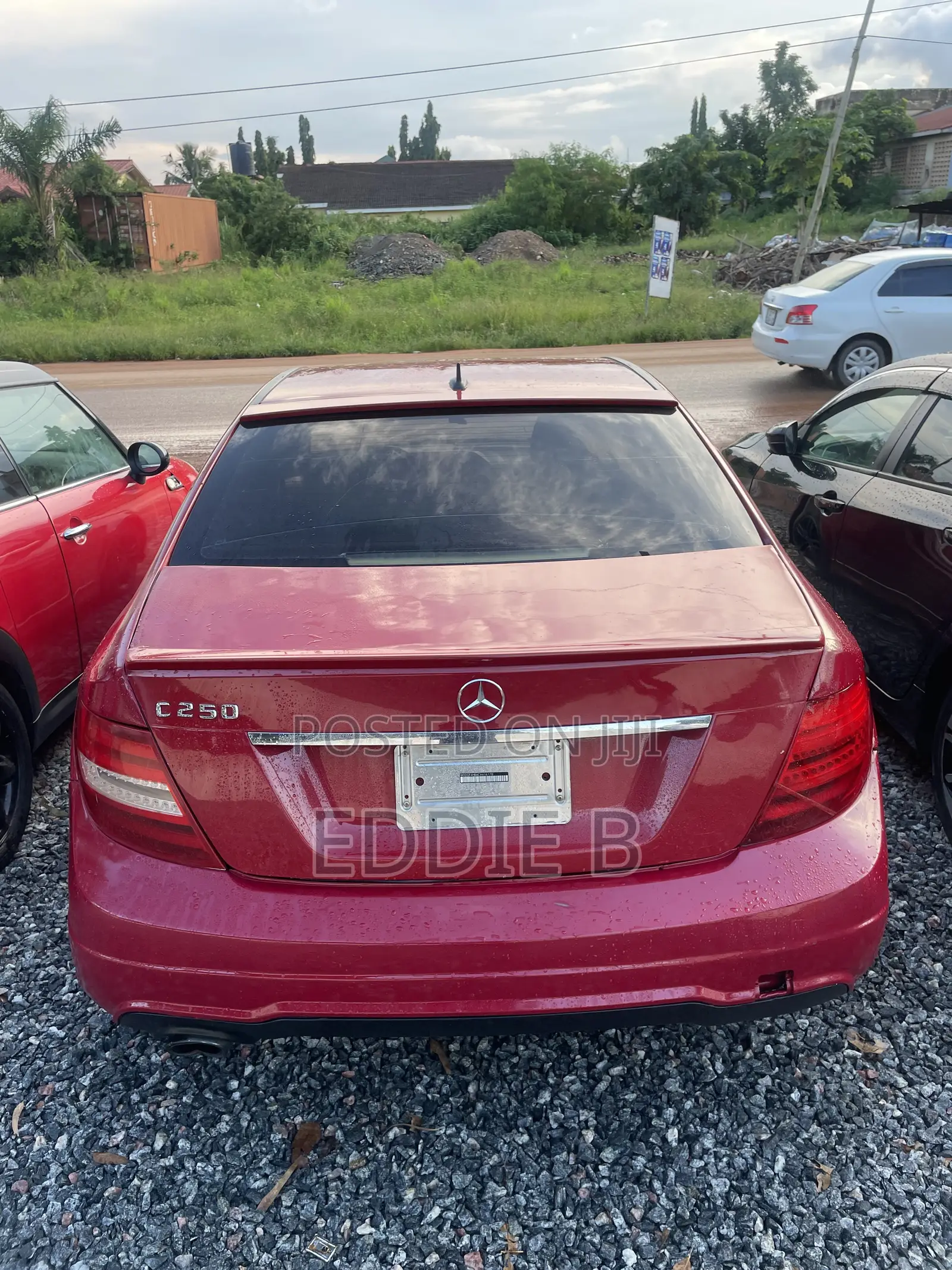 Mercedes-Benz C250 2013 Red