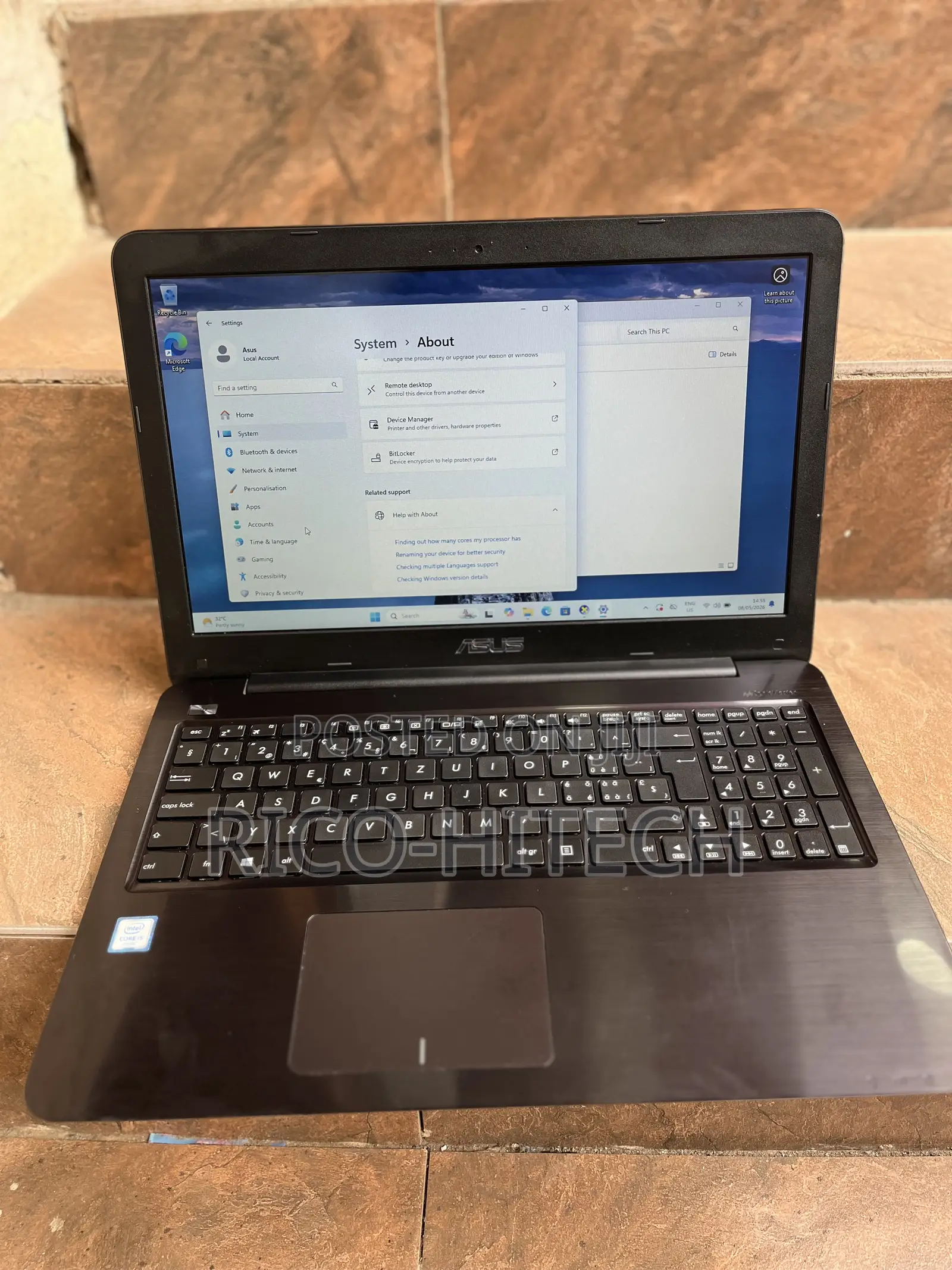 Laptop Asus X553MA 8GB Intel Core i5 HDD 1T