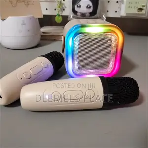 2 Microphones Karaoke Speaker