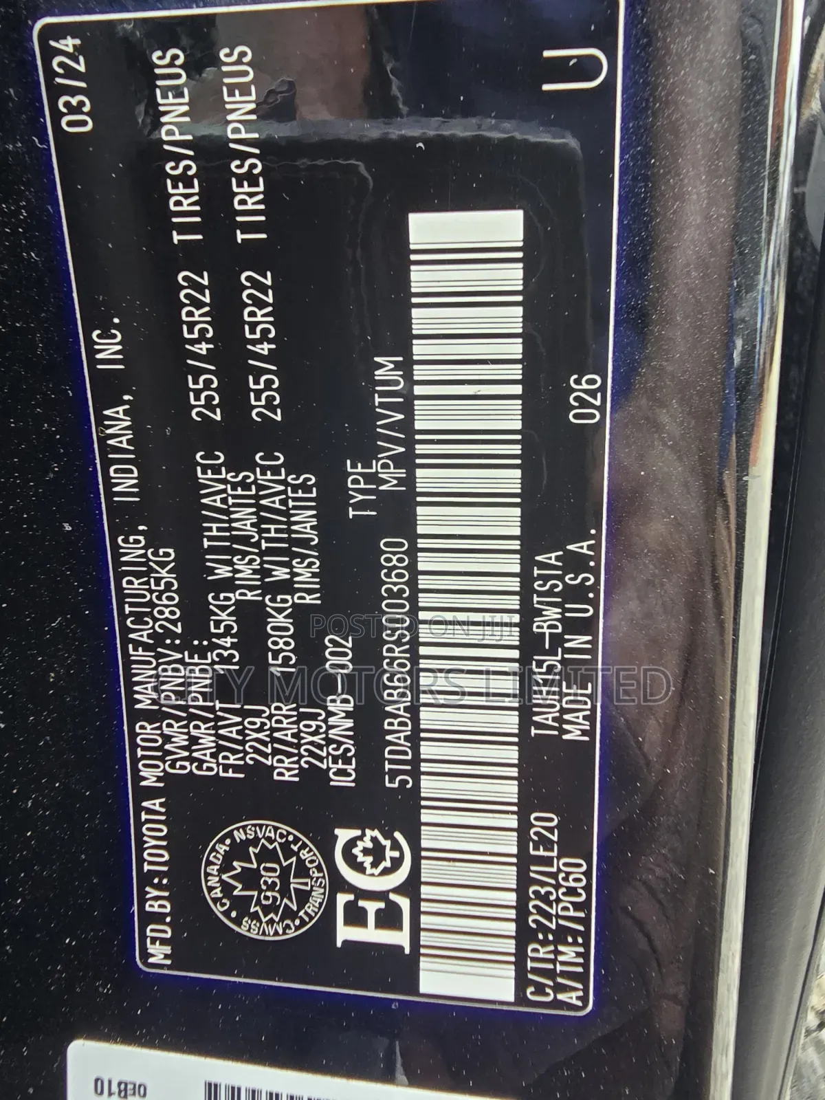 Lexus TX 2024 Black