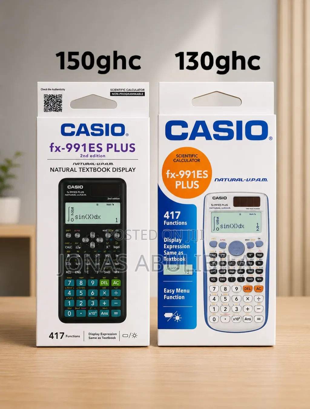 Casio Fx-991es Plus. Scientific Calculator for Shs, University