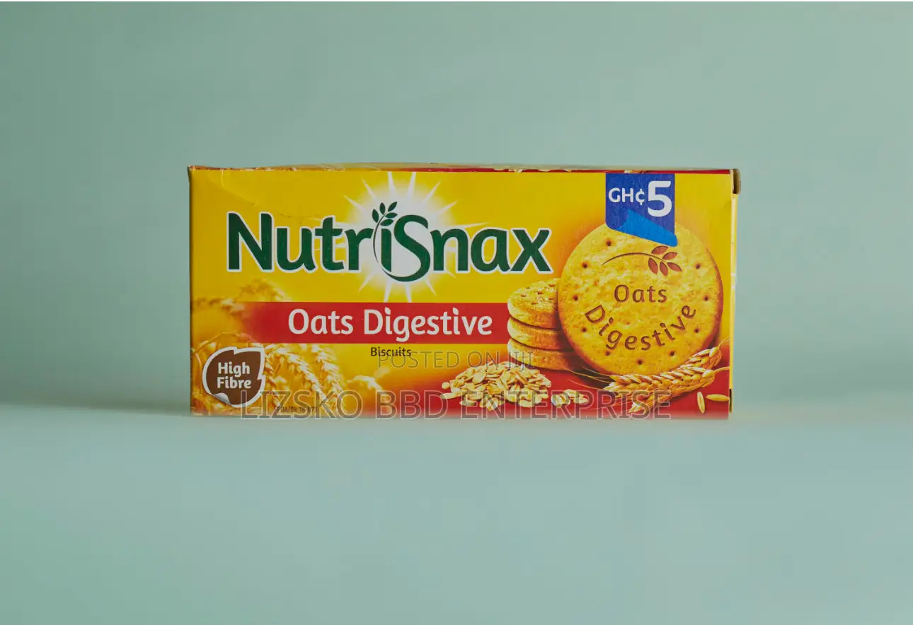 Nutrisnax Oat Digestive Biscuit 70grams 36-in-a-Pack (Bulk Orders Only