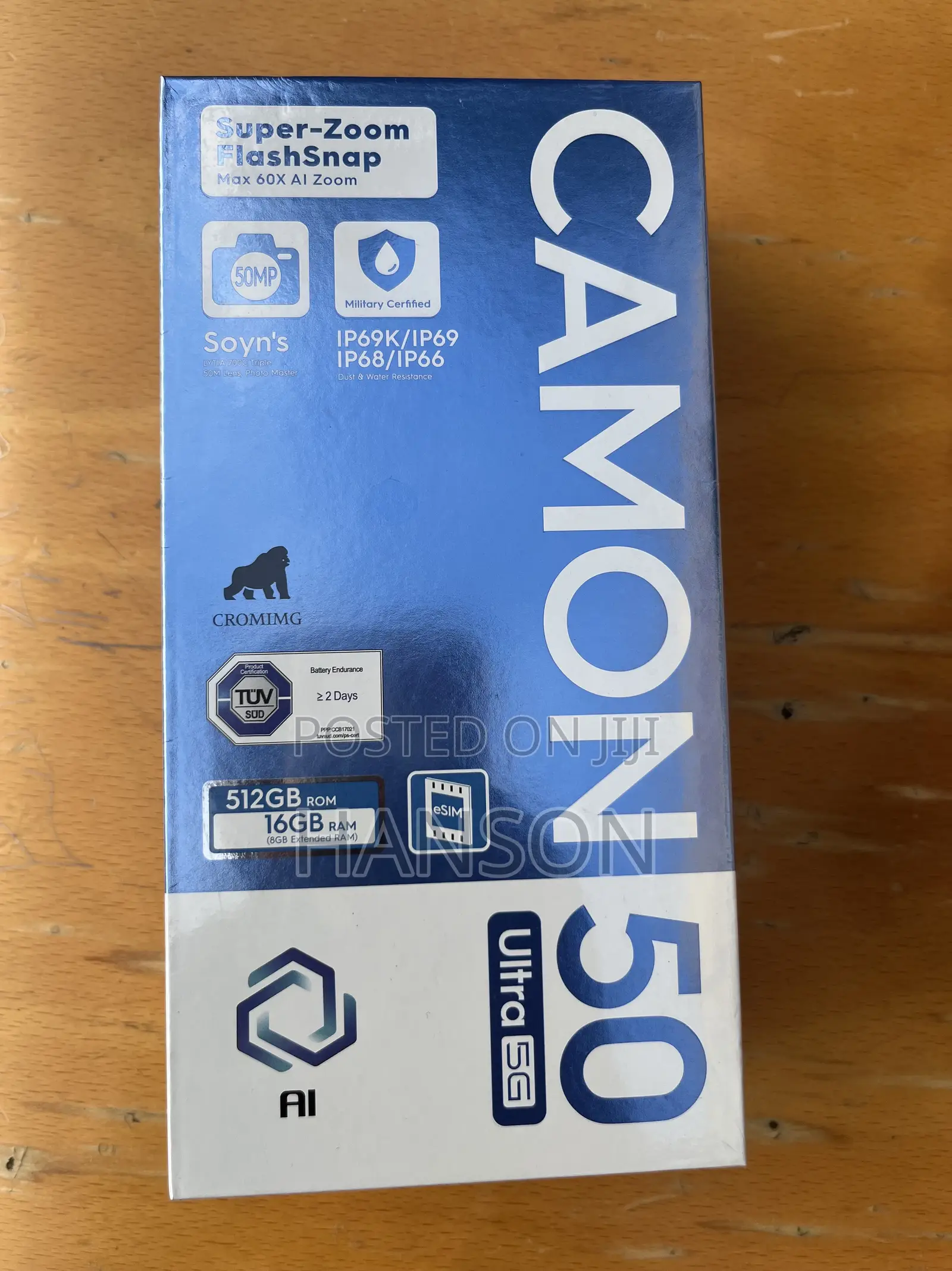 New Tecno Camon 50 Ultra 512 GB