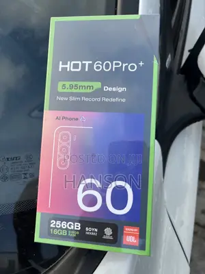 New Infinix Hot 60 Pro+ 256 GB