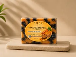Shea+ Turmeric Carrot and Charcoal Detox Bar Soap