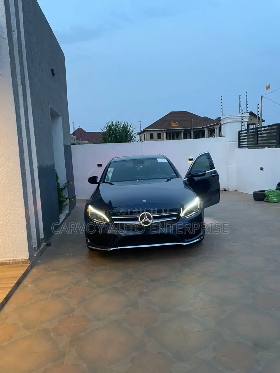 Mercedes-Benz C300 Base 4Matic Sedan AWD (2.0L 4cyl 7A) 2017 Blue