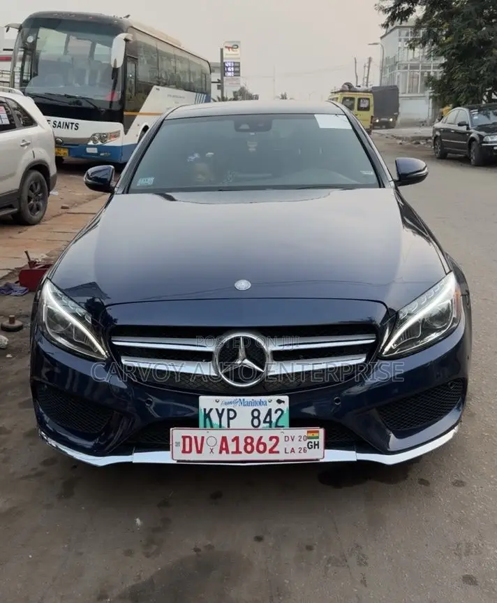 Mercedes-Benz C300 Base 4Matic Sedan AWD (2.0L 4cyl 7A) 2017 Blue