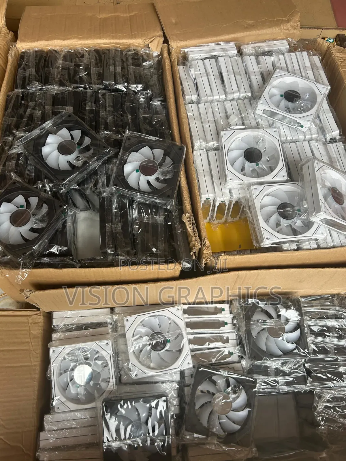 Argb Gaming Fans Wraith Pirsm White and Black