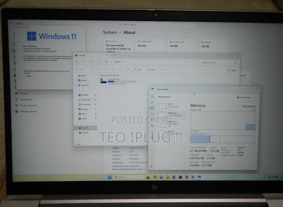 Laptop HP EliteBook 840 G7 16GB Intel Core i5 SSD 256GB