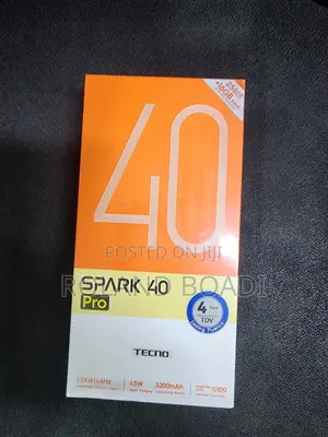 New Tecno Spark 40 Pro 256 GB Black