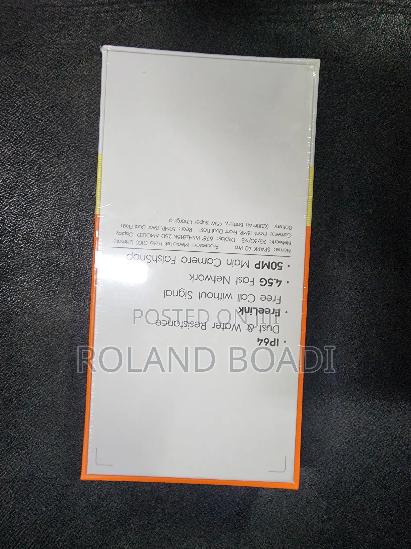 New Tecno Spark 40 Pro 256 GB Black