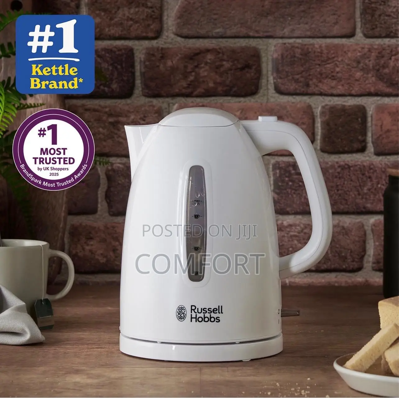 Russell Hobbs Textures Plastic Kettle 1.7l