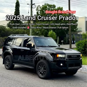 New Toyota Land Cruiser Prado 2025 Black