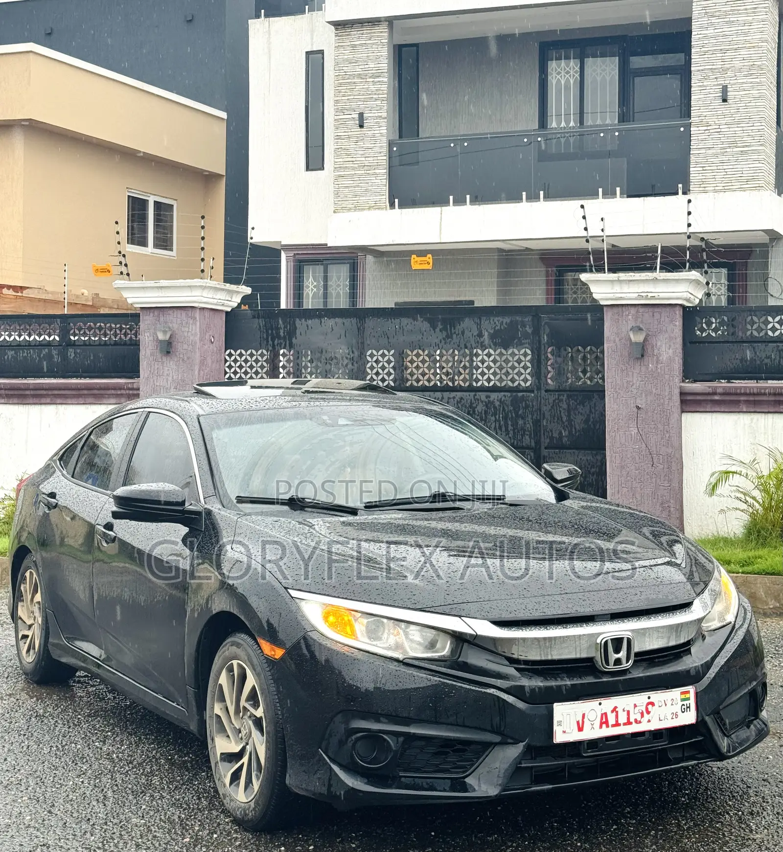 Honda Civic EX-L Sedan 2018 Black