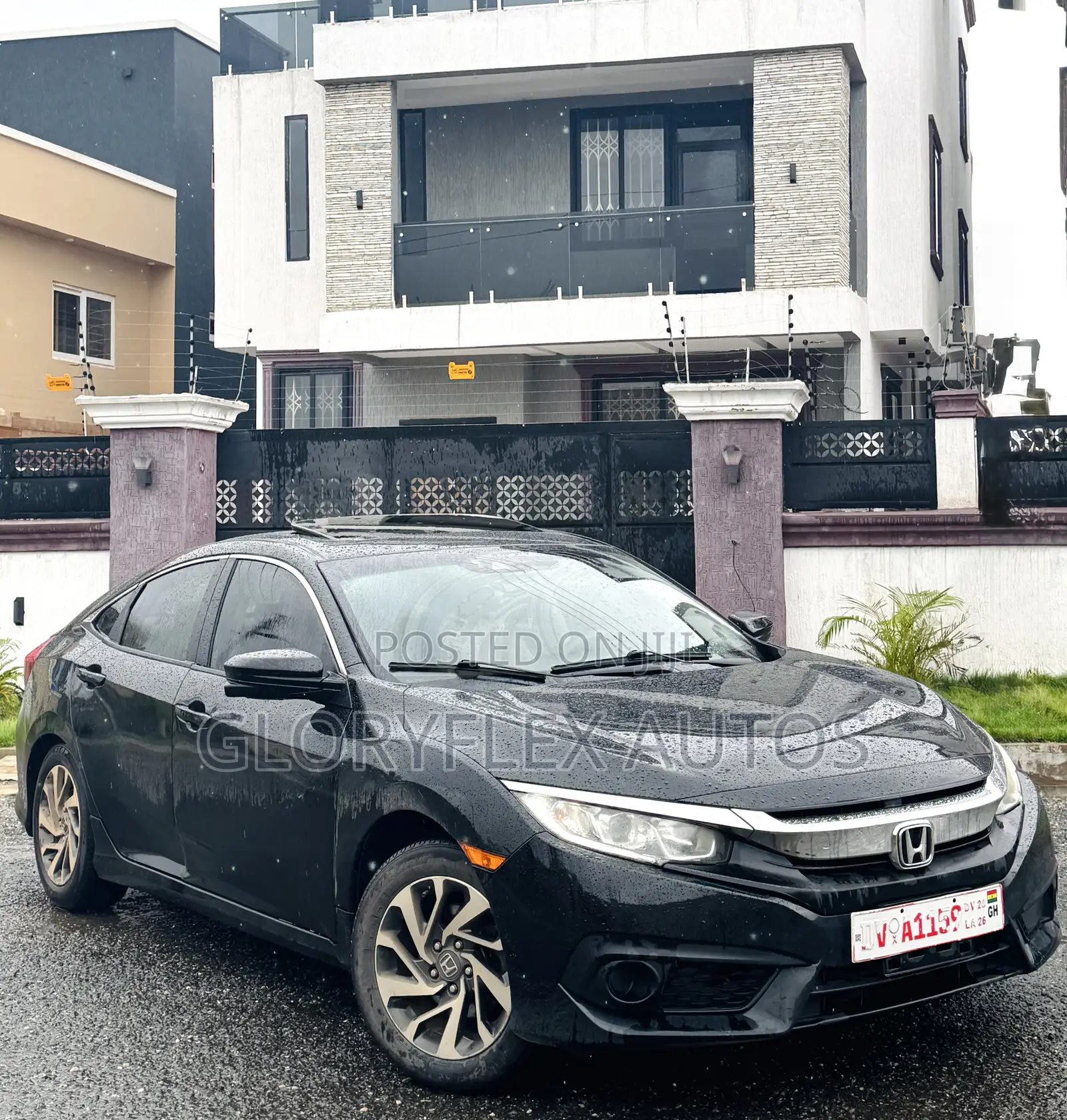 Honda Civic EX-L Sedan 2018 Black