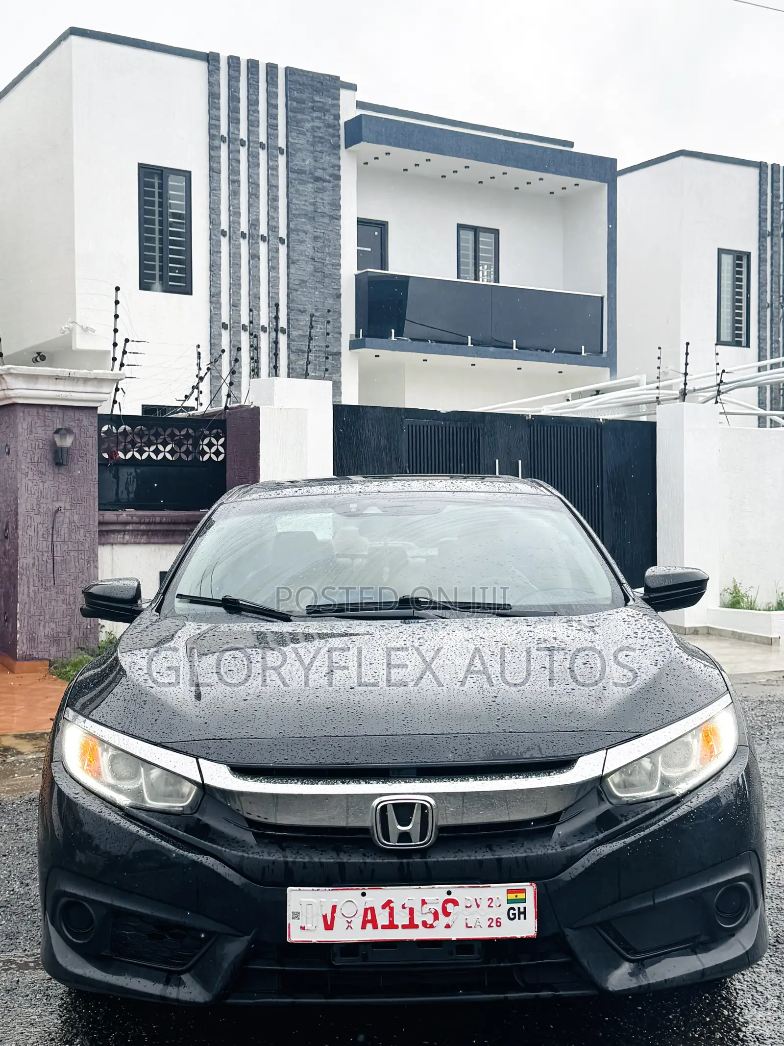 Honda Civic EX-L Sedan 2018 Black