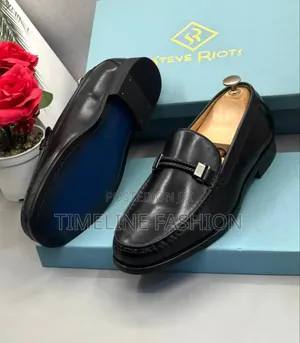 Steve Riot Business Men's Leather Easy Wear Shoes