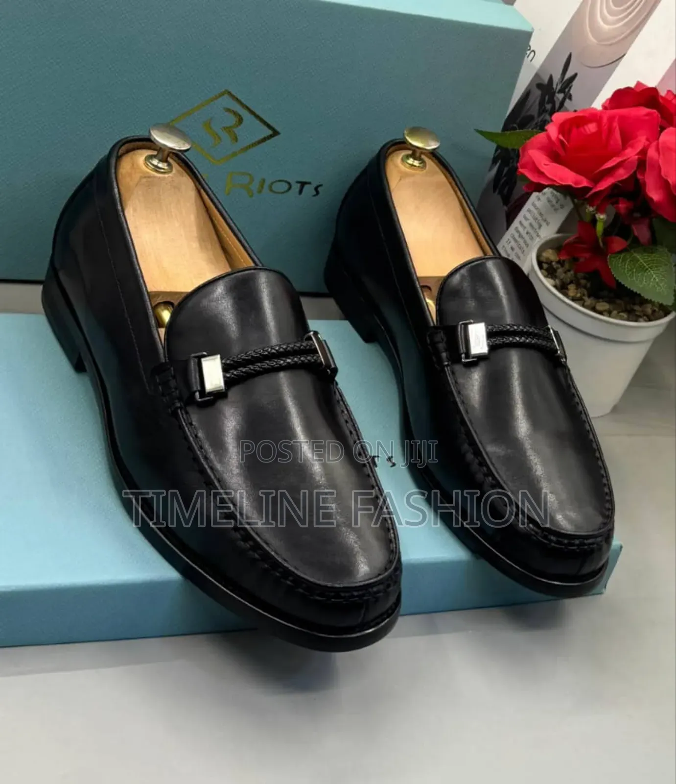 Steve Riot Business Men's Leather Easy Wear Shoes