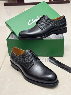 Clark's Premium Leather Oxford Men's Lace Up Shoes