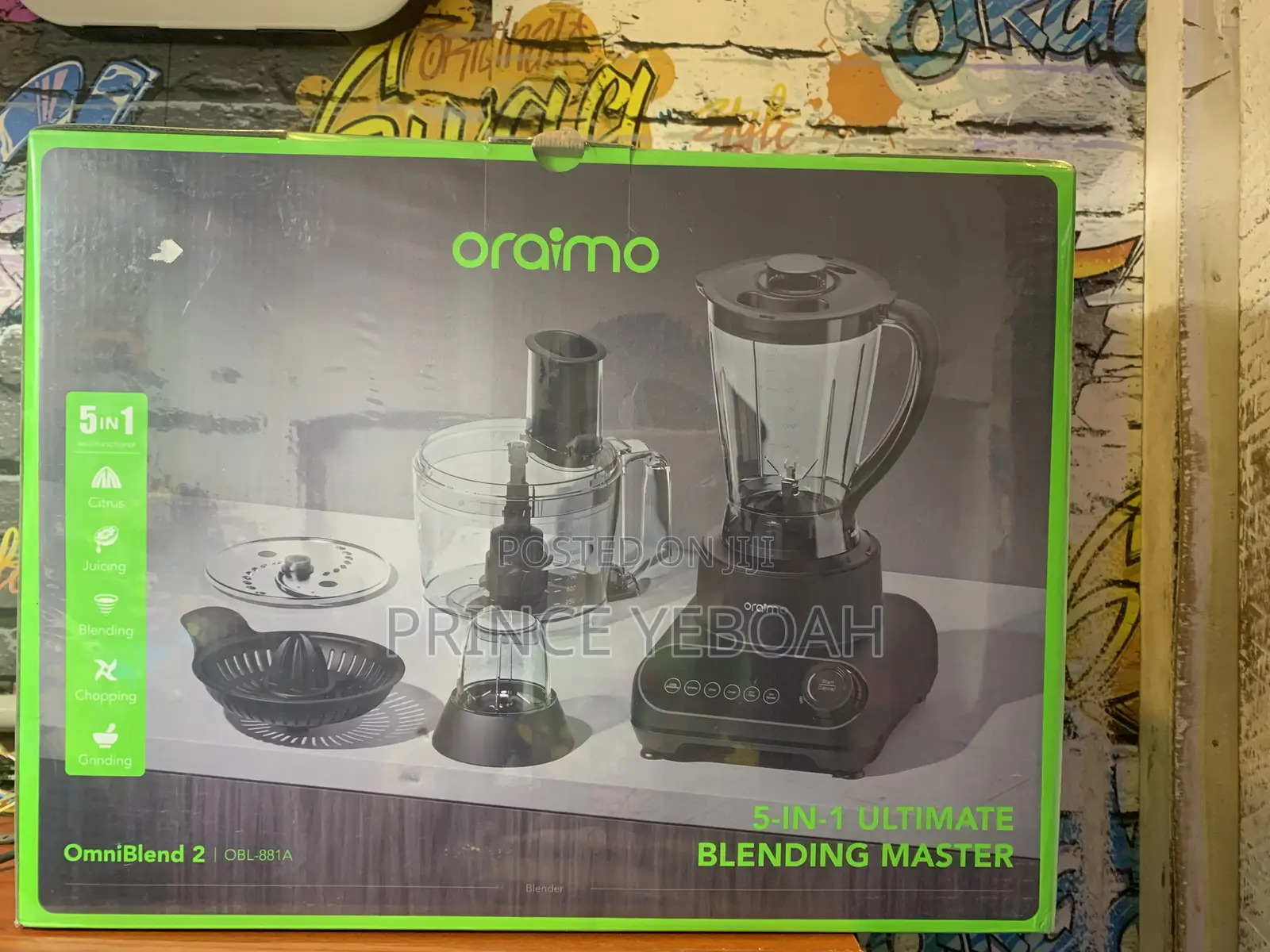 Oraimo Omniblend 2 Obl-881a Kitchen Blender and Food Processor Set