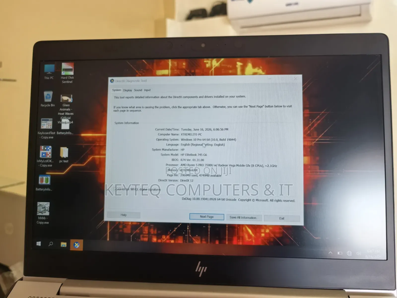Laptop HP EliteBook 745 G6 8GB AMD Ryzen 5 SSD 256GB