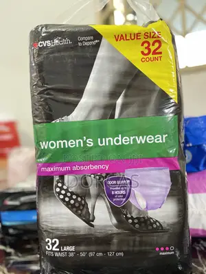 Always Discreet 360° Formfit Maximum Protection Underwear S/M 32 Count