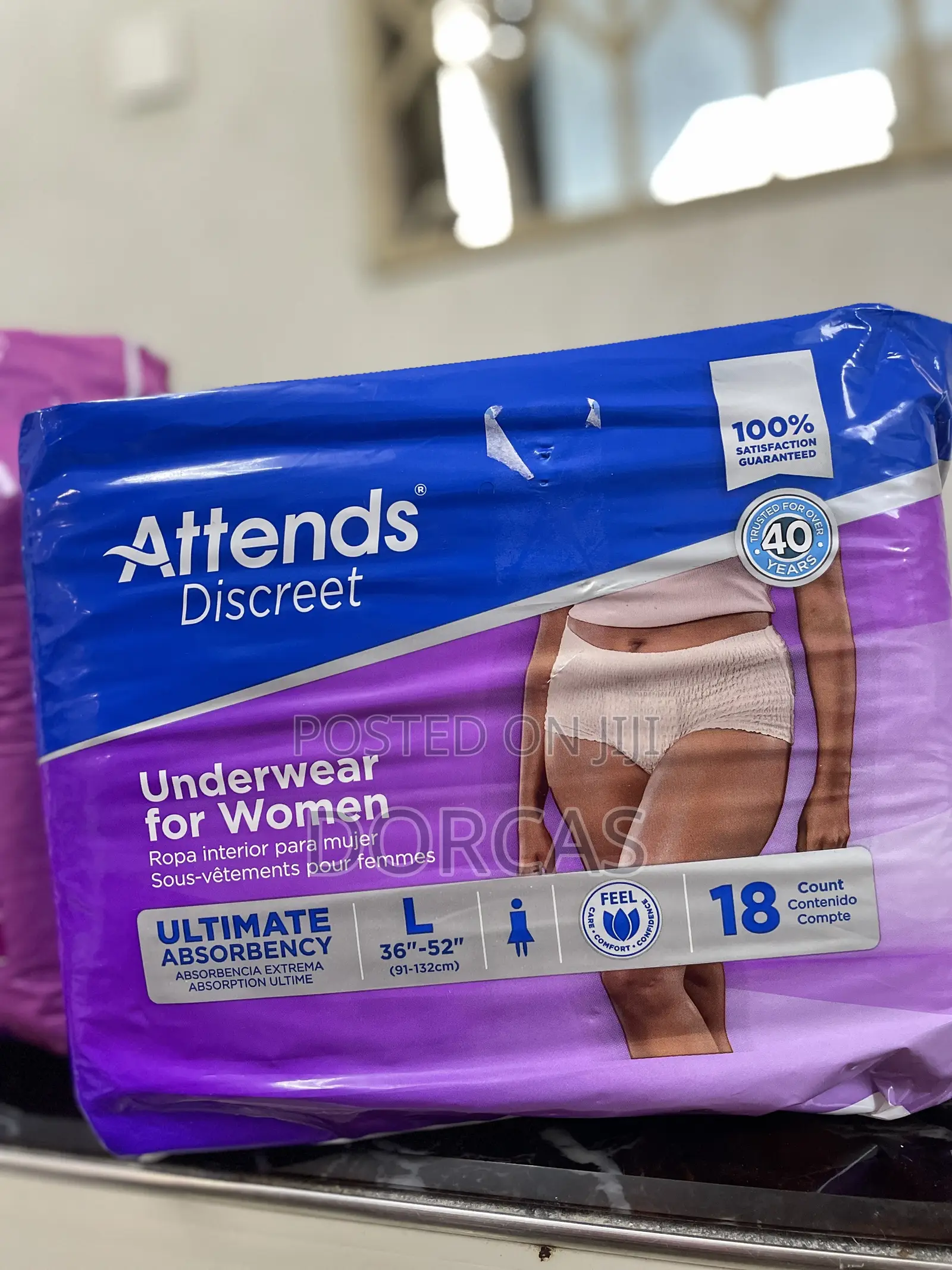 Always Discreet 360° Formfit Maximum Protection Underwear S/M 32 Count