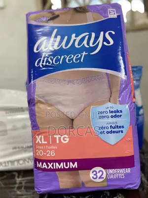 Always Discreet 360° Formfit Maximum Protection Underwear S/M 32 Count