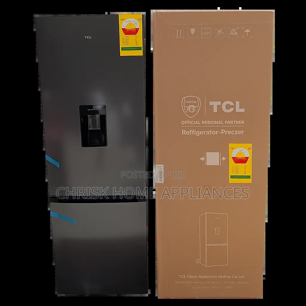 TCL F410bfg Bottom Freezer Refrigerator With Water Dispenser 309l