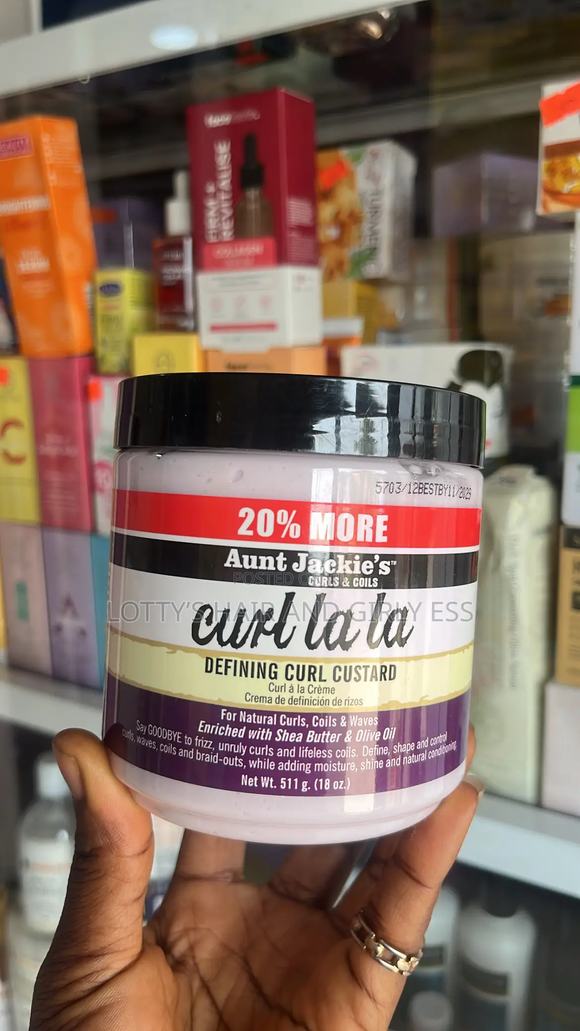Aunt Jackie’S Curls Coild Curl La La Defining Curl Cream