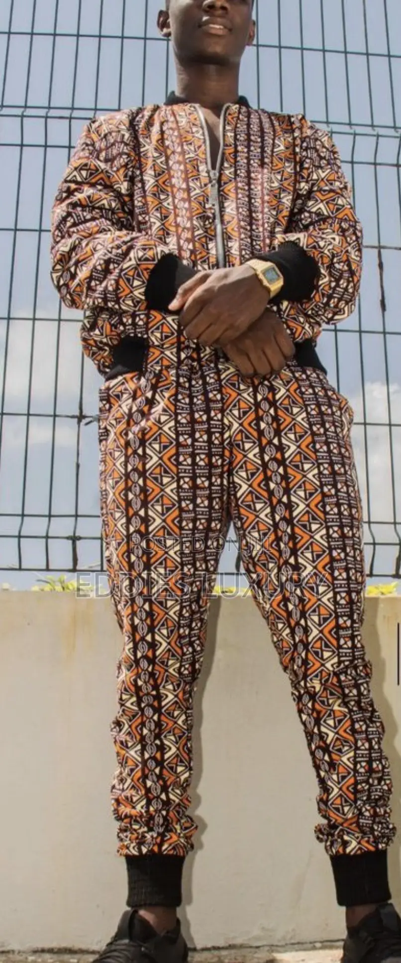 Exceptional Ankara Bomber Jacket