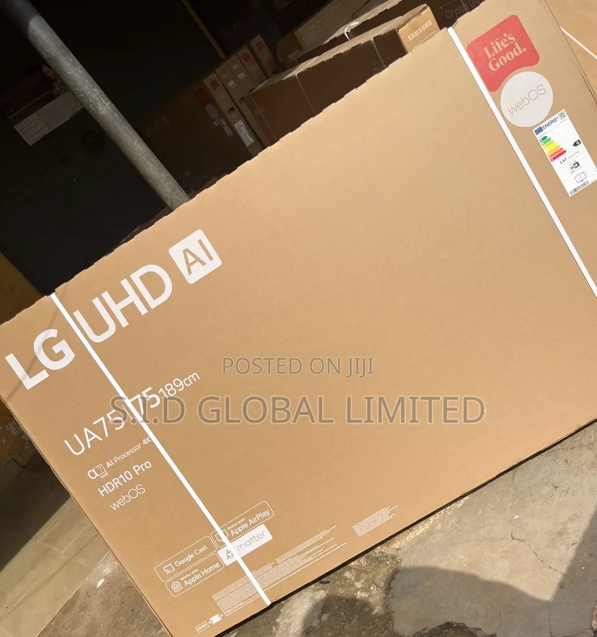 Experience Cinematic Brilliance on a Massive Lg 75" Smart Tv