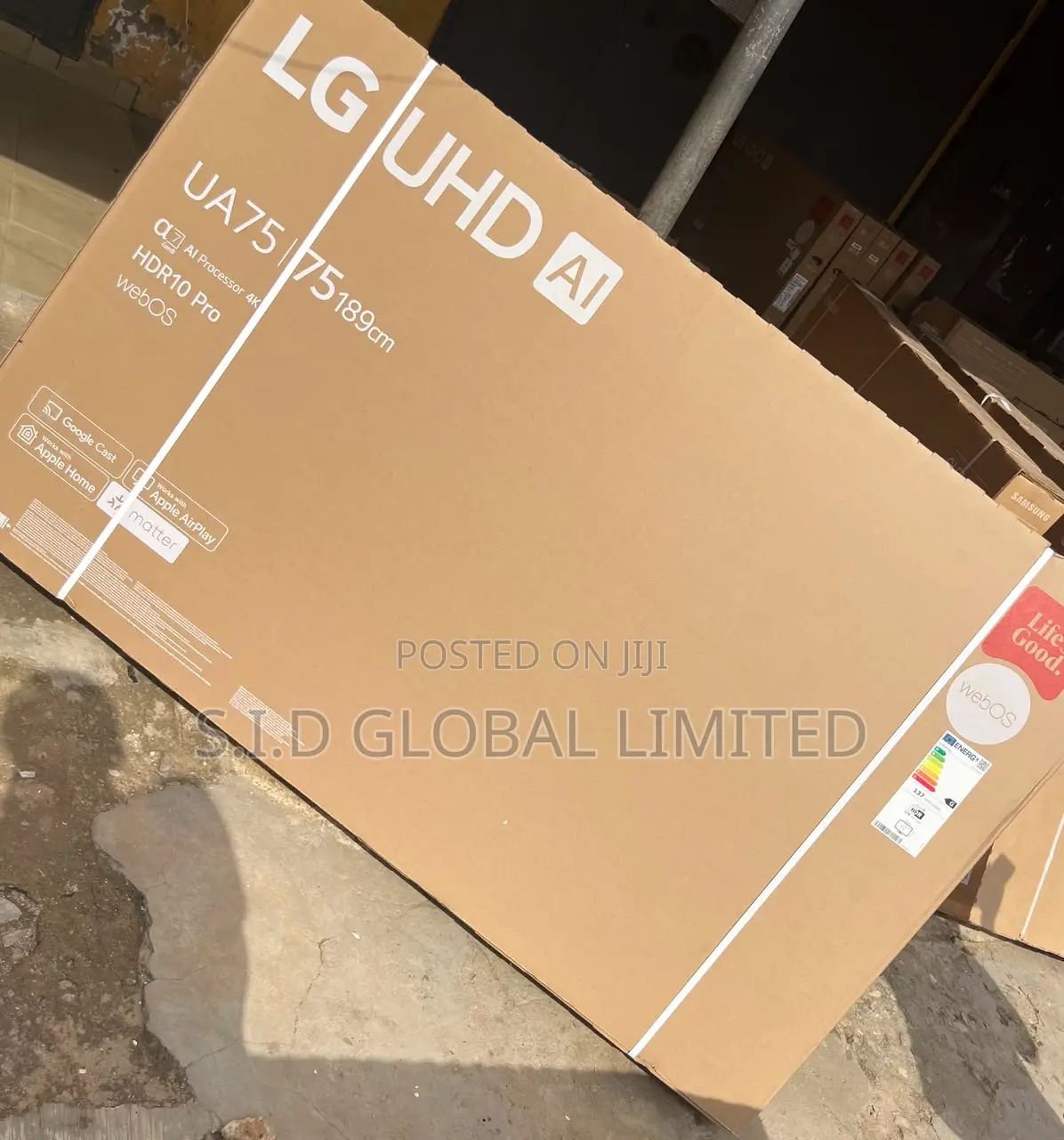 Experience Cinematic Brilliance on a Massive Lg 75" Smart Tv