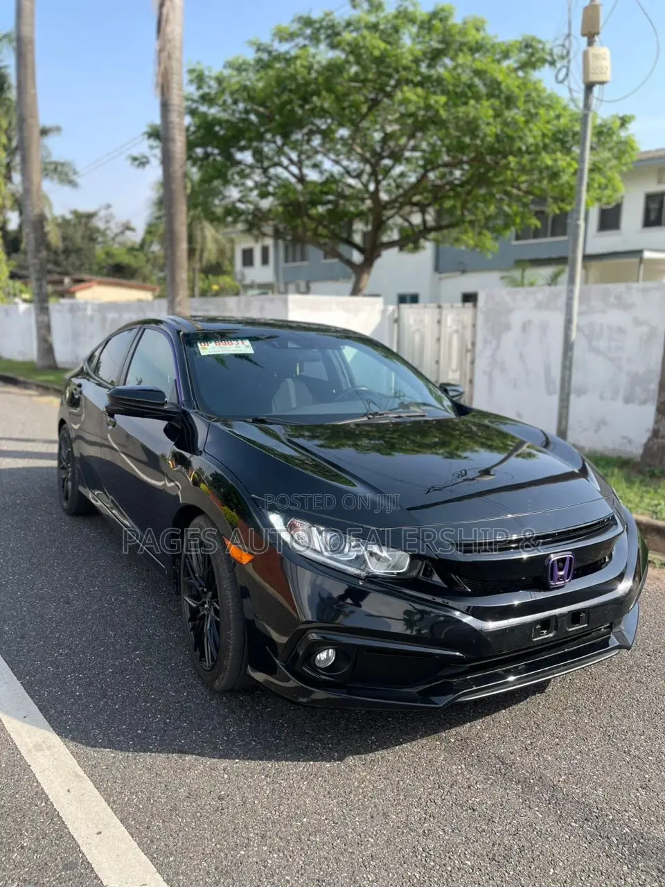 Honda Civic Sport Sedan 2020 Black