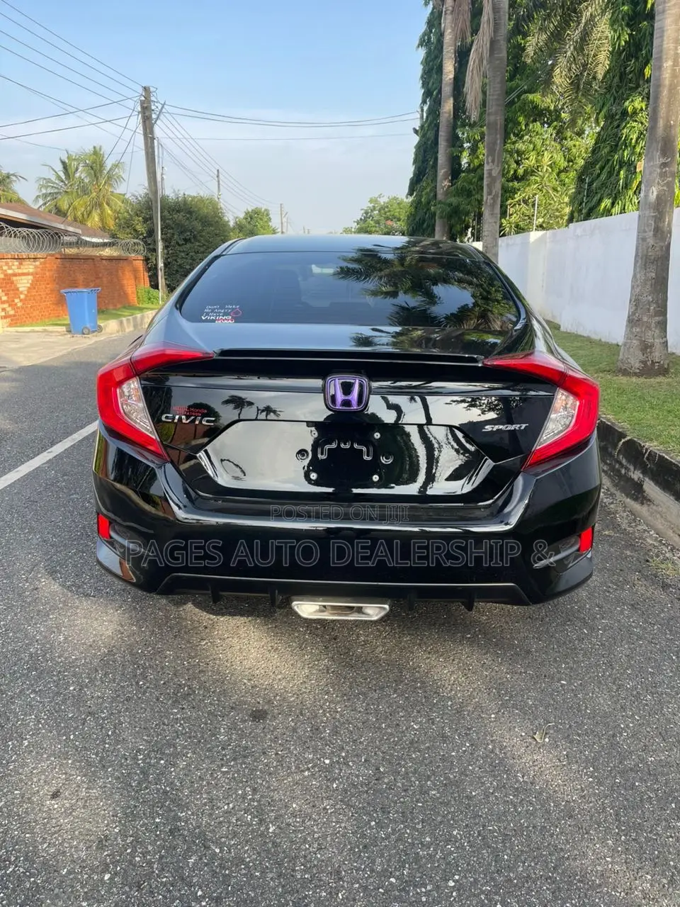 Honda Civic Sport Sedan 2020 Black