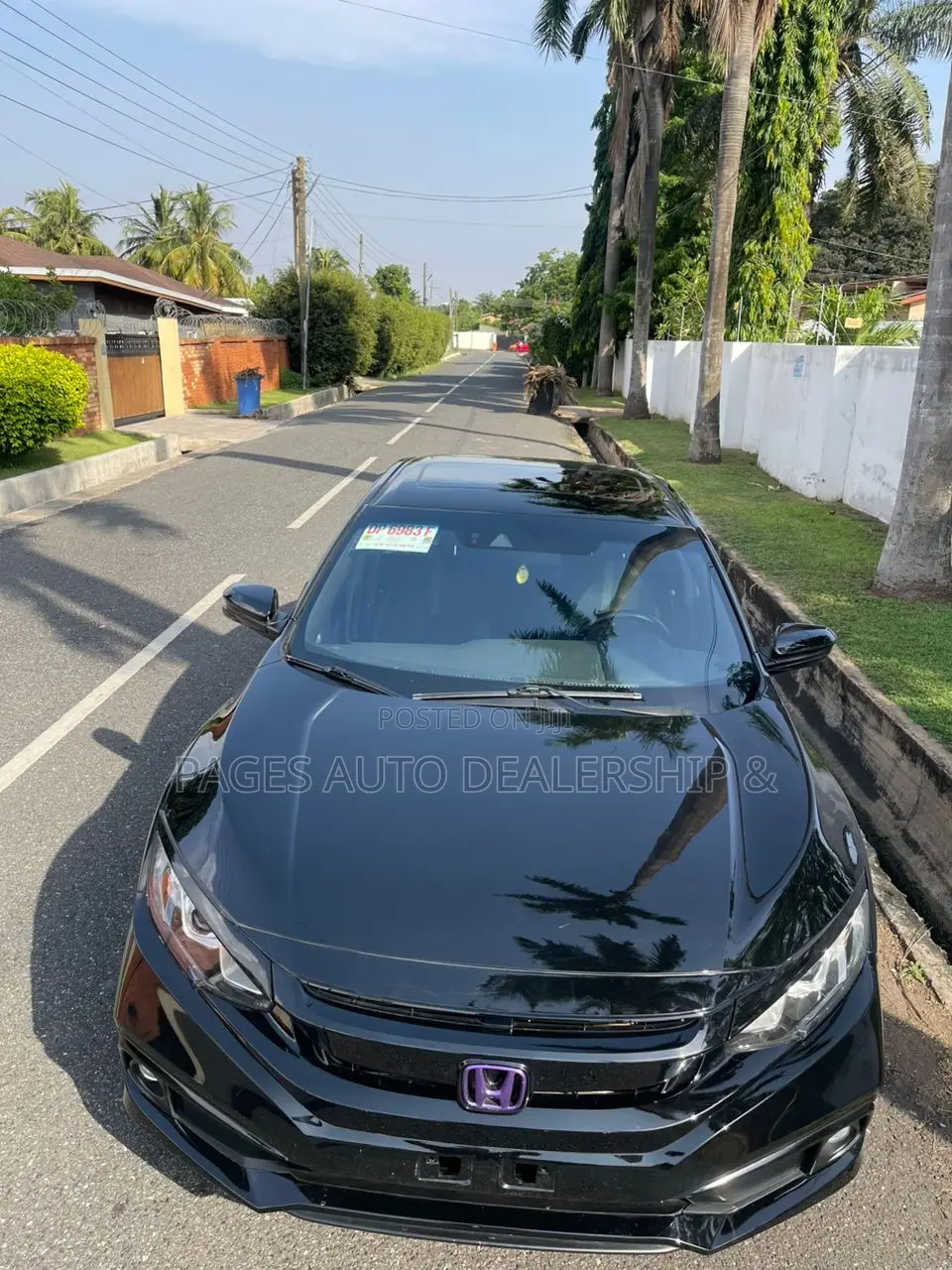 Honda Civic Sport Sedan 2020 Black