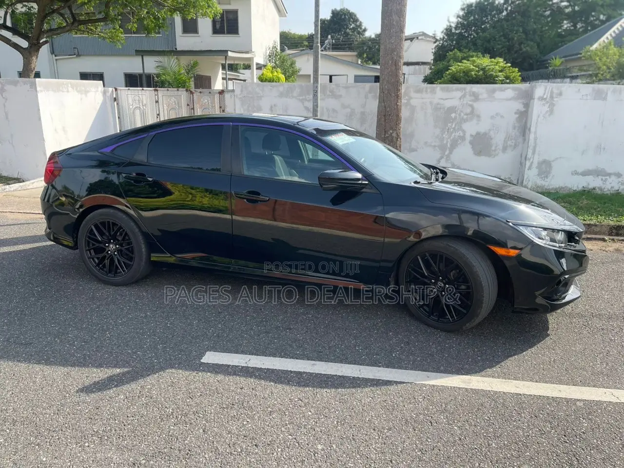 Honda Civic Sport Sedan 2020 Black