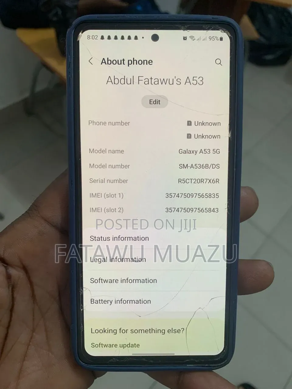 Samsung Galaxy A53 5G 128 GB Blue