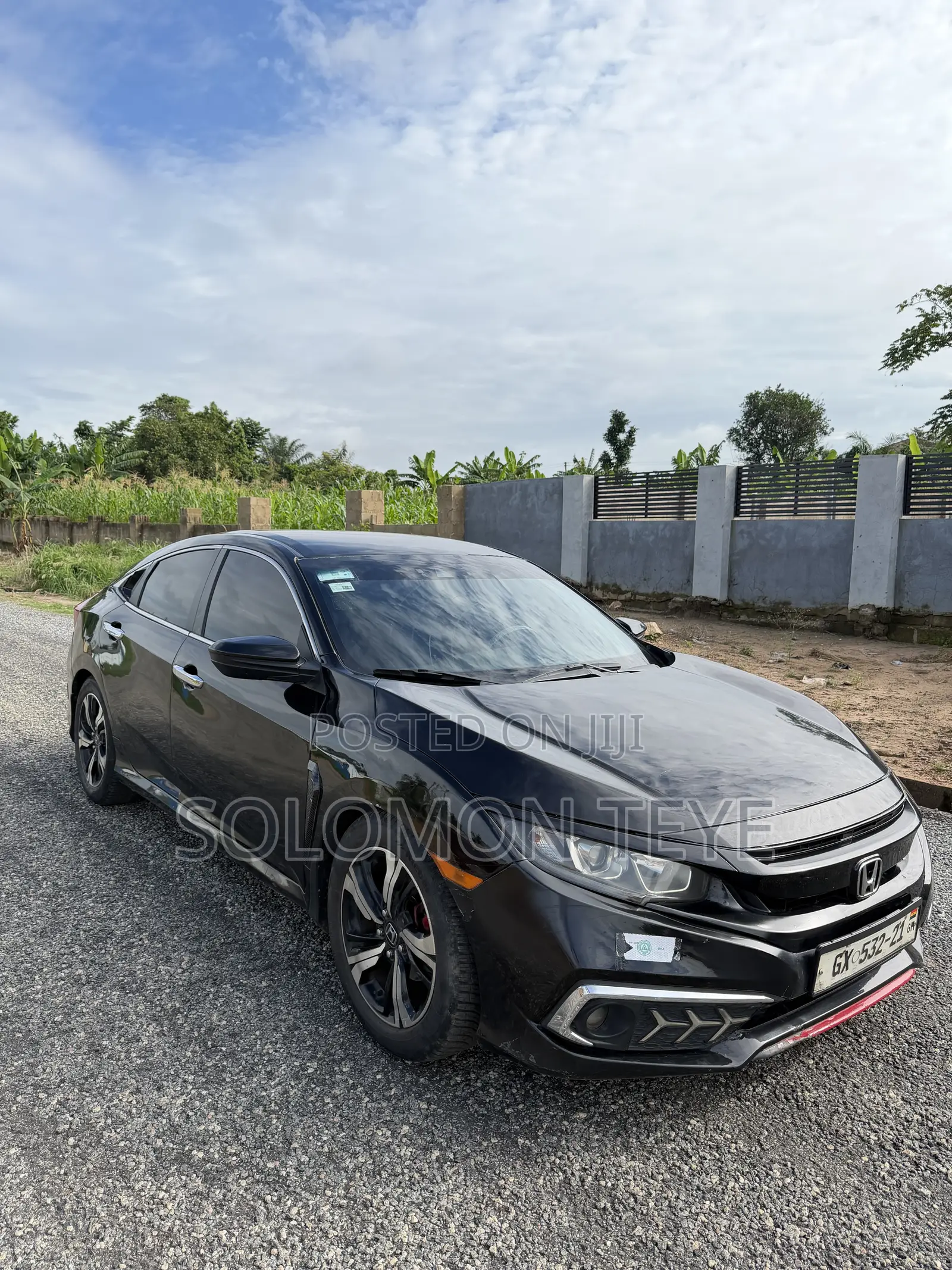 Honda Civic LX Sedan 2019 Black