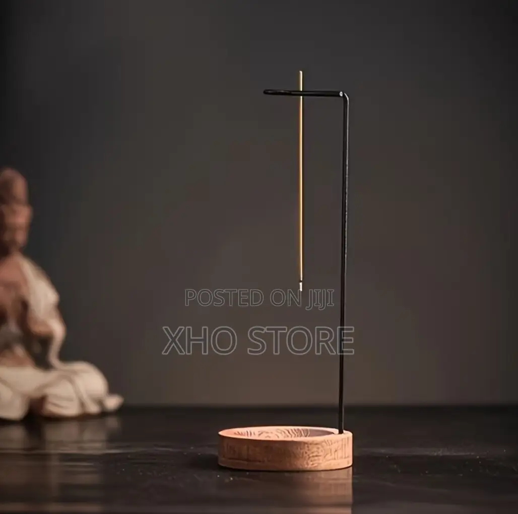 Natural Wooden Incense Holder - Round Design, Suitable for Home, Yoga