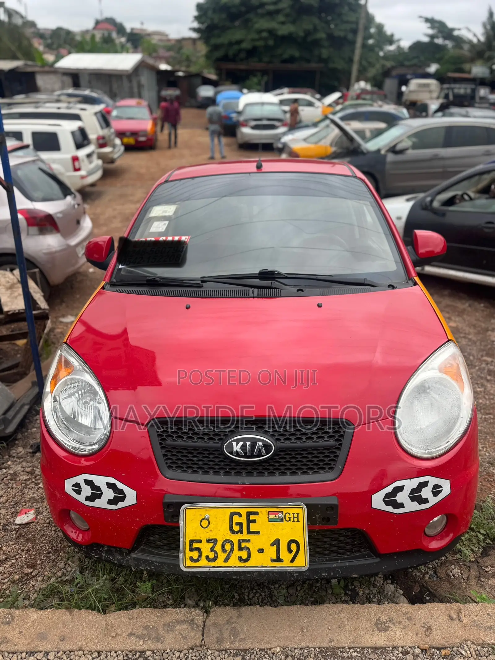 Kia Morning 2010 Red