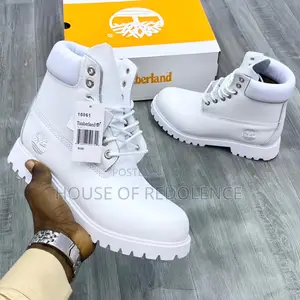 Timberland 6-Inch Premium Waterproof Ghost White Boots