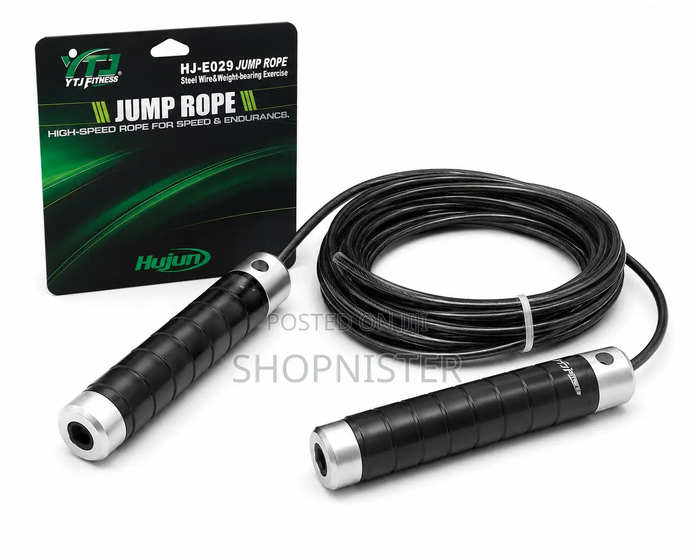 Adjustable Steel Wire Skipping Rope for Fitness, Cardio Weight Loss