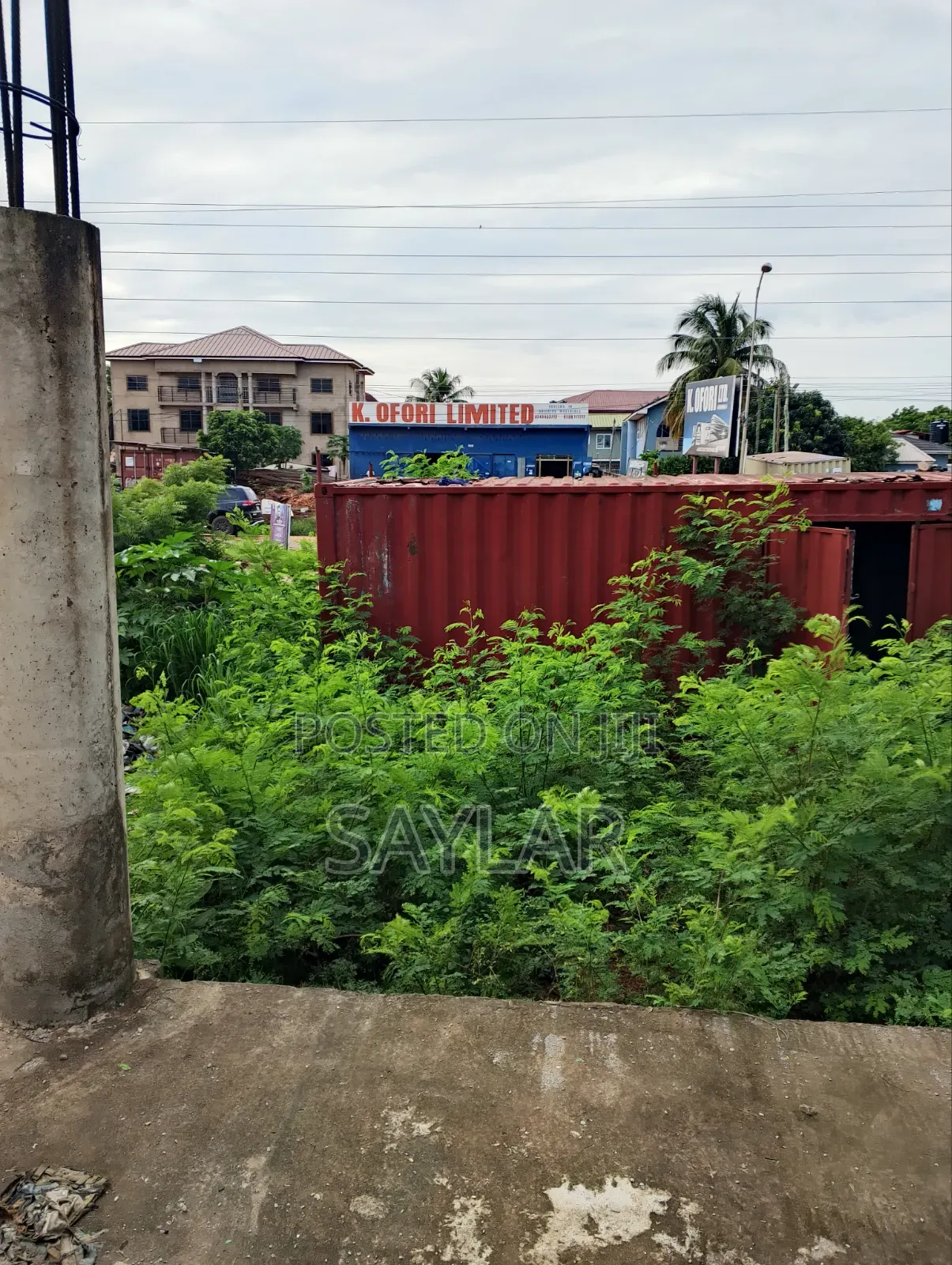 2 Plots on Main Road With an Uncompleted Structure for Sale Klagon