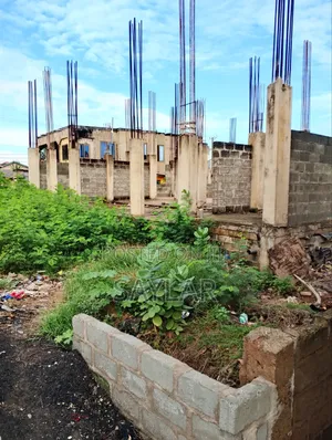 2 Plots on Main Road With an Uncompleted Structure for Sale Klagon
