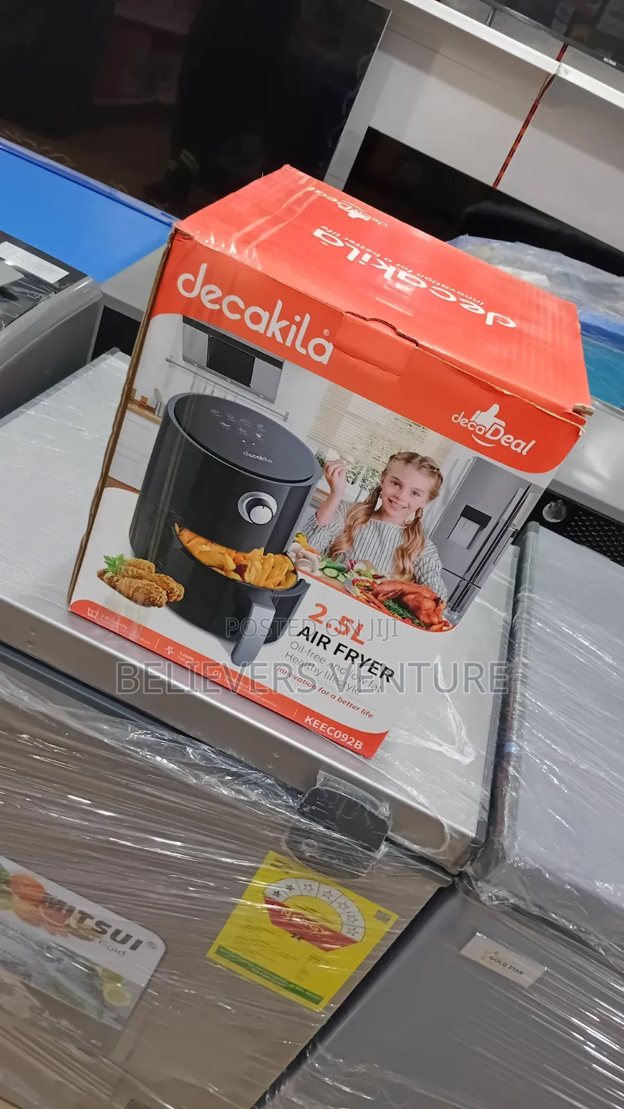 Compact Powerful Decakila 2.5l Air Fryer for Every Kitchen
