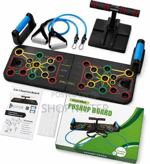 Multi-Function Home Gym Exercise Board With Resistance Bands