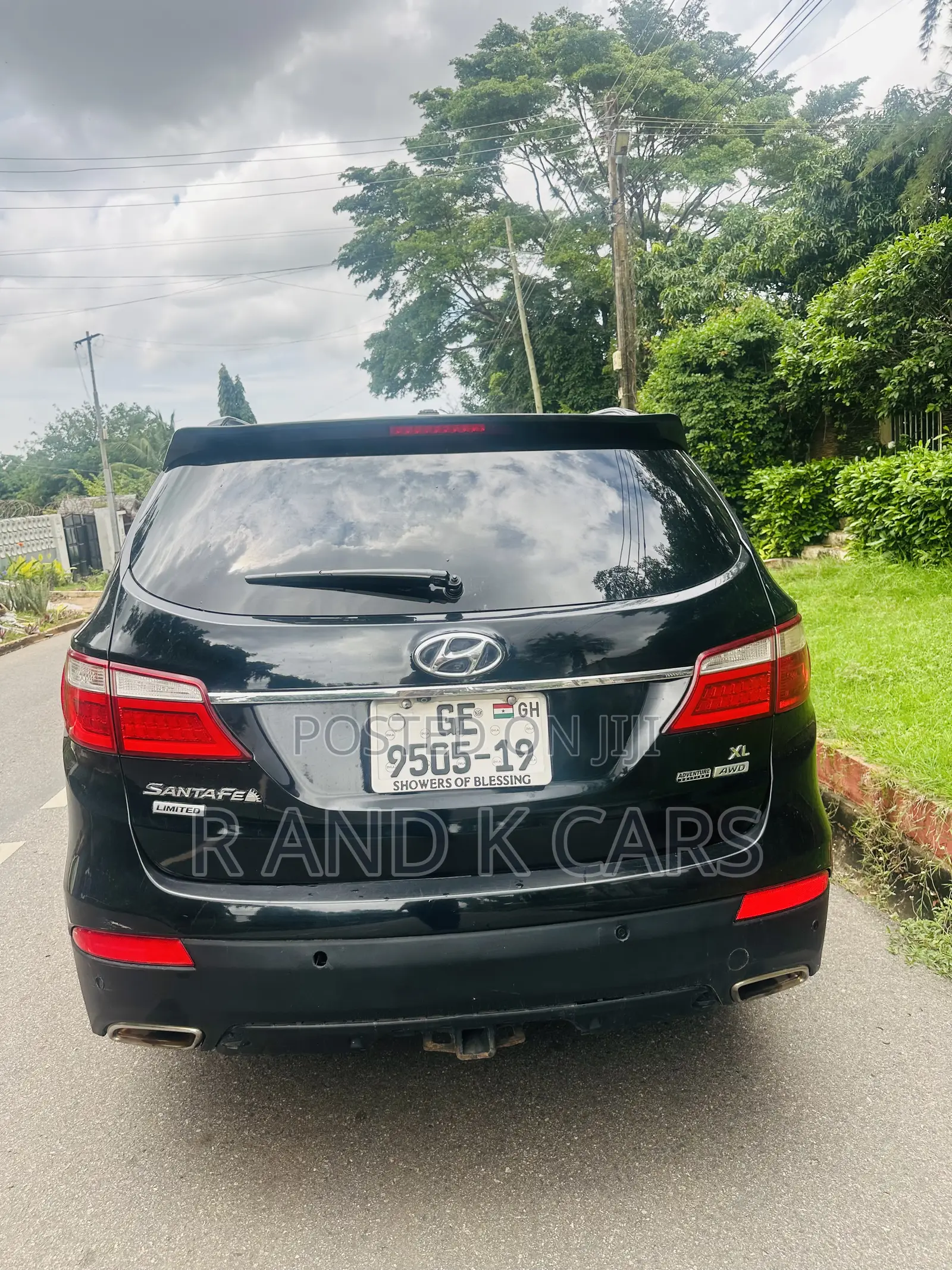 Hyundai Santa Fe Limited AWD 2016 Black